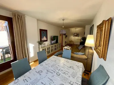 Cama o camas de una habitación en C15 - Apartamento gran terraza Aigualluts - Villmor