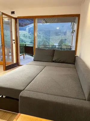 Cama o camas de una habitación en Apartamento Cerler 1540