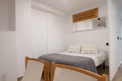 Cama o camas de una habitación en Apartamento Cerler 1540
