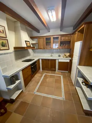 Una cocina o zona de cocina en Cal Cuaresma