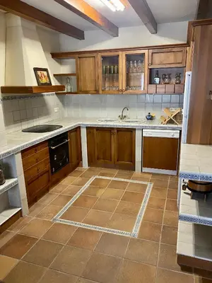 Una cocina o zona de cocina en Cal Cuaresma