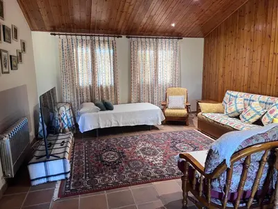 Cama o camas de una habitación en Cal Cuaresma