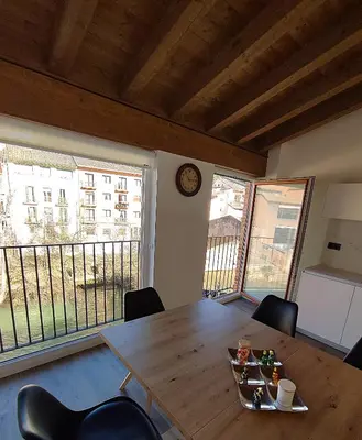 Zona de estar de Apartamento El Mirador de la Rua