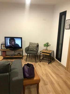 Una televisión o centro de entretenimiento en Casa Fitero