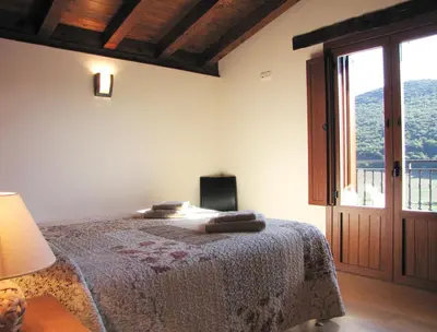 Cama o camas de una habitación en Sagardikoetxea II