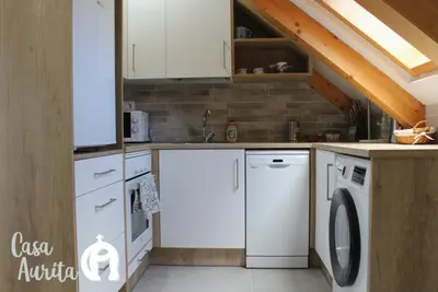 Una cocina o zona de cocina en Casa Aurita