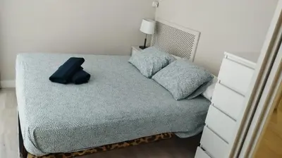 Cama o camas de una habitación en Sansoain Jaca