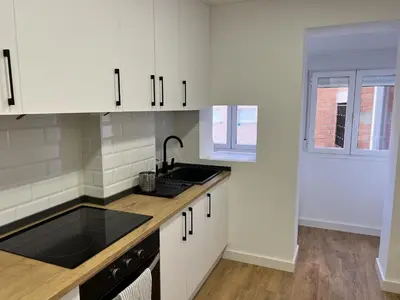 Una cocina o zona de cocina en Apartamenticos Boggiero V