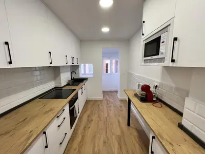 Una cocina o zona de cocina en Apartamenticos Boggiero V