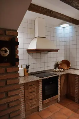 Una cocina o zona de cocina en La Casa del Azafrán