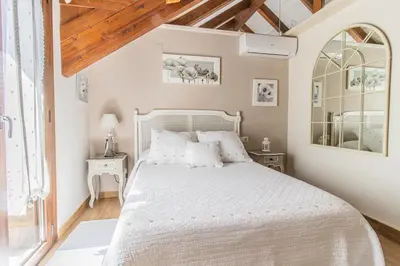 Cama o camas de una habitación en Casa El Pajar I y II