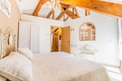 Cama o camas de una habitación en Casa El Pajar I y II