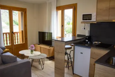 Una cocina o zona de cocina en Apartaments Areny - L'Amfitriona