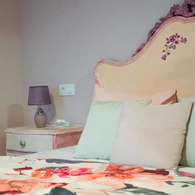 Cama o camas de una habitación en Cabezo Buñuel alojamiento Rural