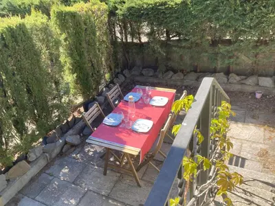 Jardín al aire libre en Jarandín 27 - Adosado familiar en Biescas