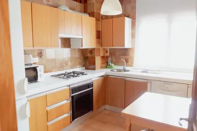Una cocina o zona de cocina en Cal Miquel
