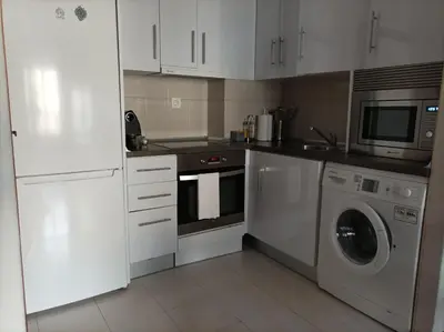 Una cocina o zona de cocina en Apartamento El Temple-Casco histórico de Zaragoza