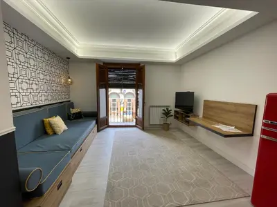 Una televisión o centro de entretenimiento en Apartamento Concarera