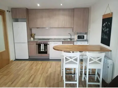 Una cocina o zona de cocina en Apartamento La Montañesa en Aínsa, bonito apartamento con grande terraza