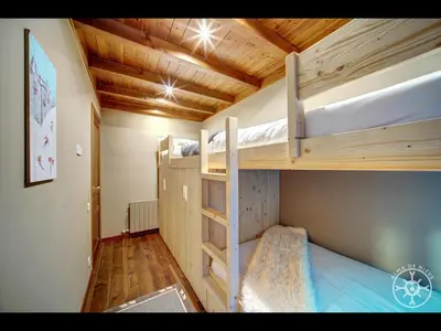 Cama o camas de una habitación en SABOREDO en Val de Ruda