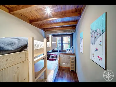 Cama o camas de una habitación en SABOREDO en Val de Ruda