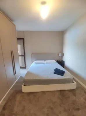 Cama o camas de una habitación en Apartamento D´Ousseau