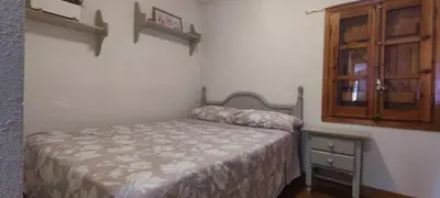 Cama o camas de una habitación en Apartamento MontEsquiBonito Bonito Apartamento en Yésero