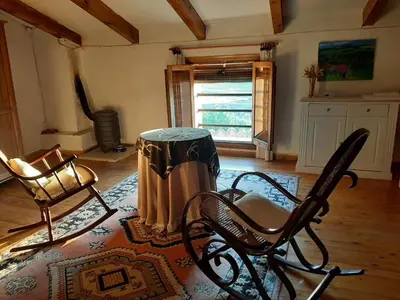 Zona de estar de El balcón de Reznos, Soria