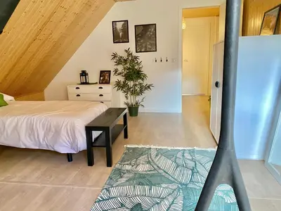 Cama o camas de una habitación en Gessa bonita casa junto a Baqueira DREAM