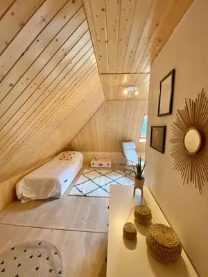Cama o camas de una habitación en Gessa bonita casa junto a Baqueira DREAM