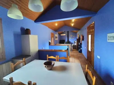 Zona de estar de La Viñaza Ordesa Ainsa casa rural