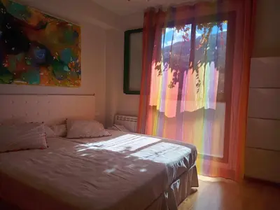 Cama o camas de una habitación en Casa La Hiedra dúplex independiente jardín privado