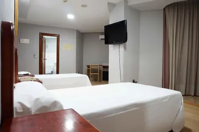 Cama o camas de una habitación en Cesaraugusta