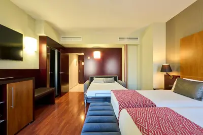 Cama o camas de una habitación en Catalonia El Pilar