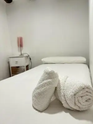 Cama o camas de una habitación en Navarreria