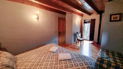 Cama o camas de una habitación en Casa Fraile aisa