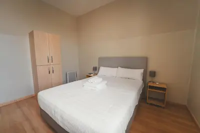 Cama o camas de una habitación en HolaCamp Mequinenza