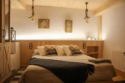 Cama o camas de una habitación en CASA DONDELA