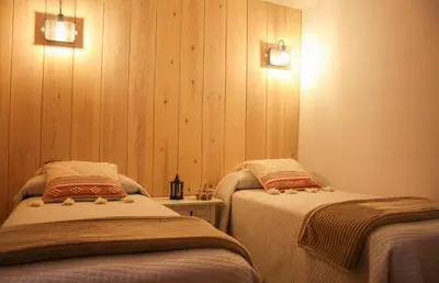 Cama o camas de una habitación en CASA DONDELA