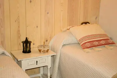 Cama o camas de una habitación en CASA DONDELA