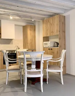 Una cocina o zona de cocina en Cal Torrentó Apartaments