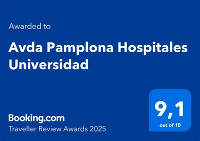 Certificado, premio, señal o documento que está expuesto en Avda Pamplona Hospitales Universidad