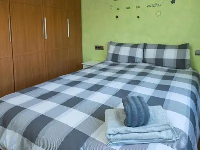Cama o camas de una habitación en Apartamento el Pilar 4