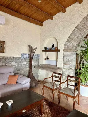 Zona de estar de Casa Rural Namasté con SPA