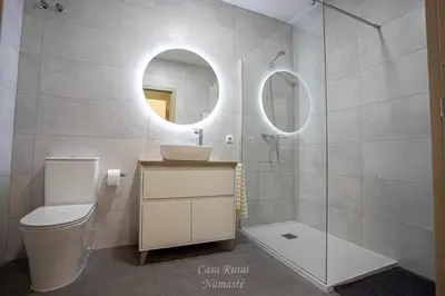 Un baño de Casa Rural Namasté con SPA