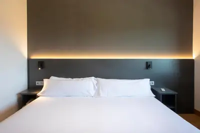 Cama o camas de una habitación en Sancho Ramirez