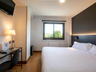 Cama o camas de una habitación en Sancho Ramirez