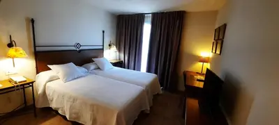Cama o camas de una habitación en Sant Jordi