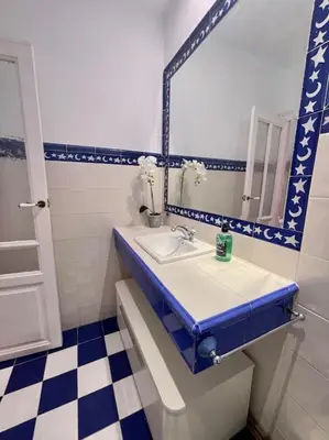 Un baño de Acogedor apartamento en Zaragoza