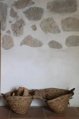 Plano de Casa ecológica en plena naturaleza